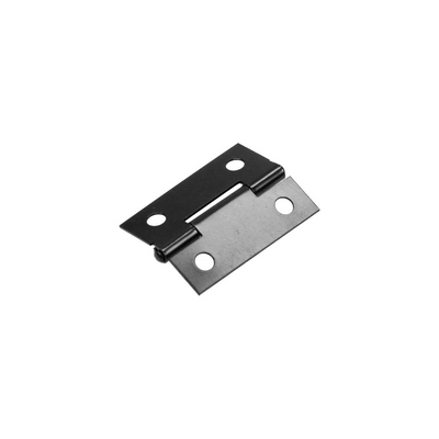 Mack 1071162 - 4 schmale Scharniere schwarz H 33 x B22 mm | 5 Stück