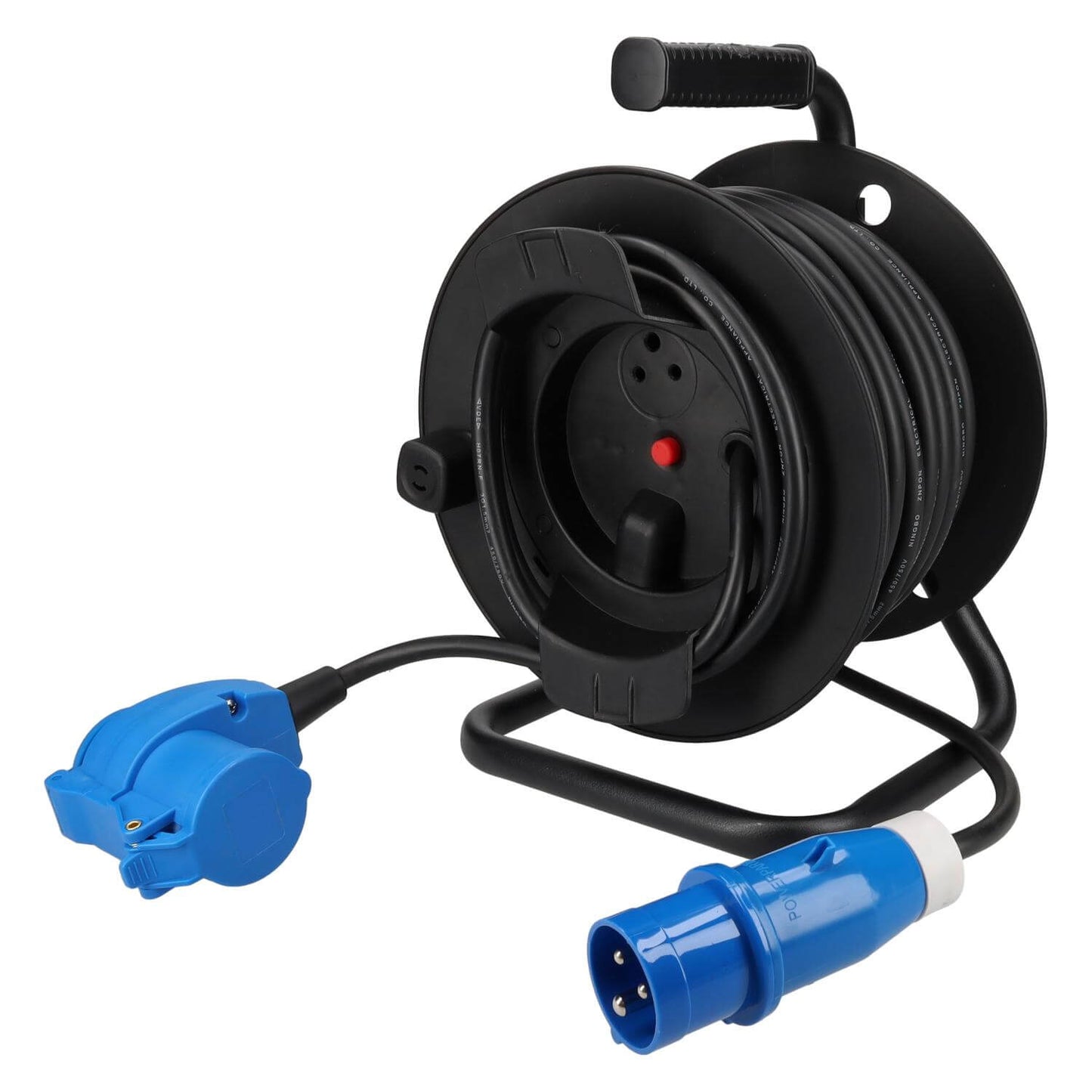 Kabeltrommel 25m Neoprenkabel 3x1,5mm² mit CEE-Stecker und Werkstattkupplung