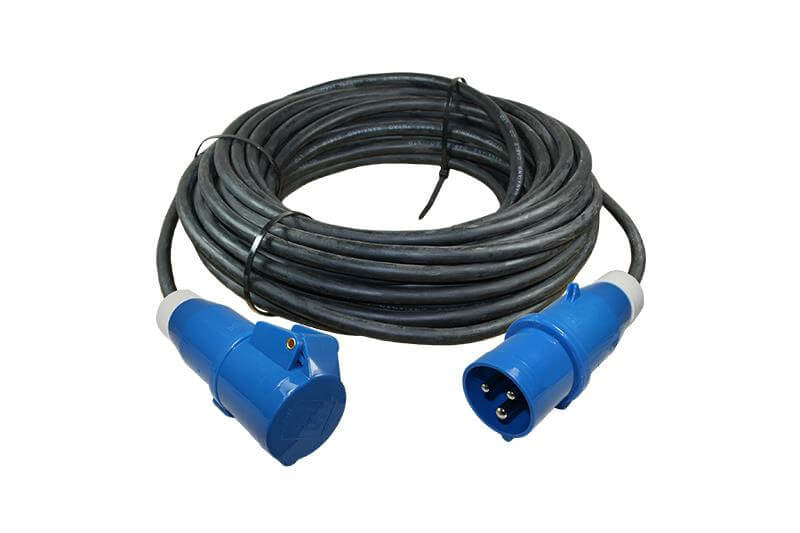 Ngk verleabel 10 Meter Neopren 3x 1,5 mm² - CEE-Stecker und CEE-Buchse - im Karton