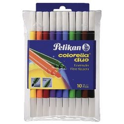 Filzstifte Pelikan Color Duo sortiert 10 Stück