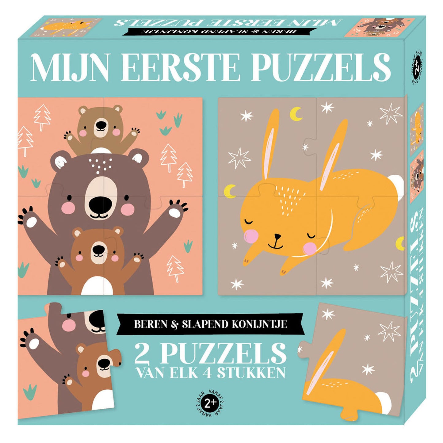 Miffy meine ersten Puzzles – Schlafende Bären, 2x4tlg.