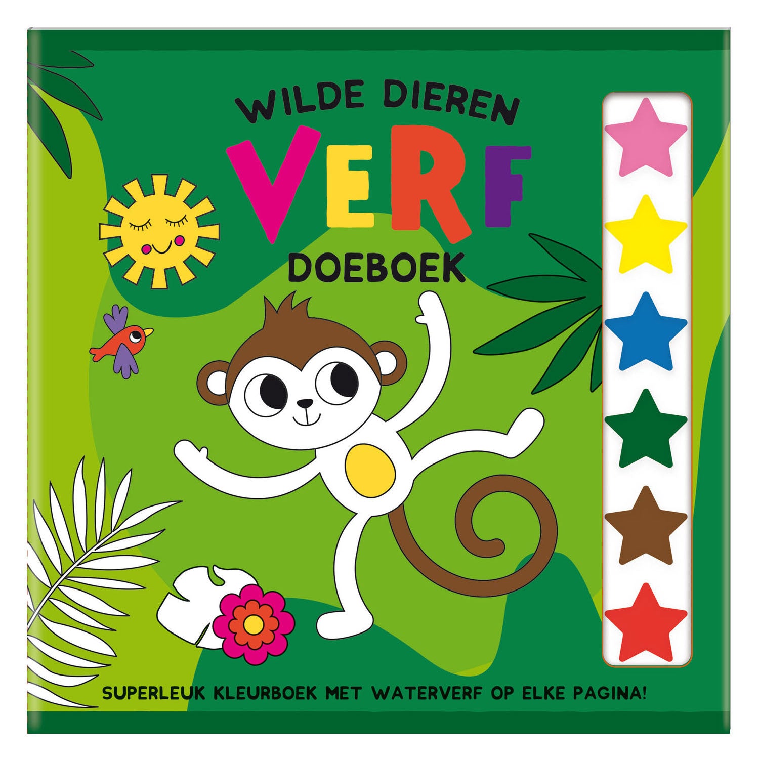 Aktivitätsbuch zum Malen von Wildtieren