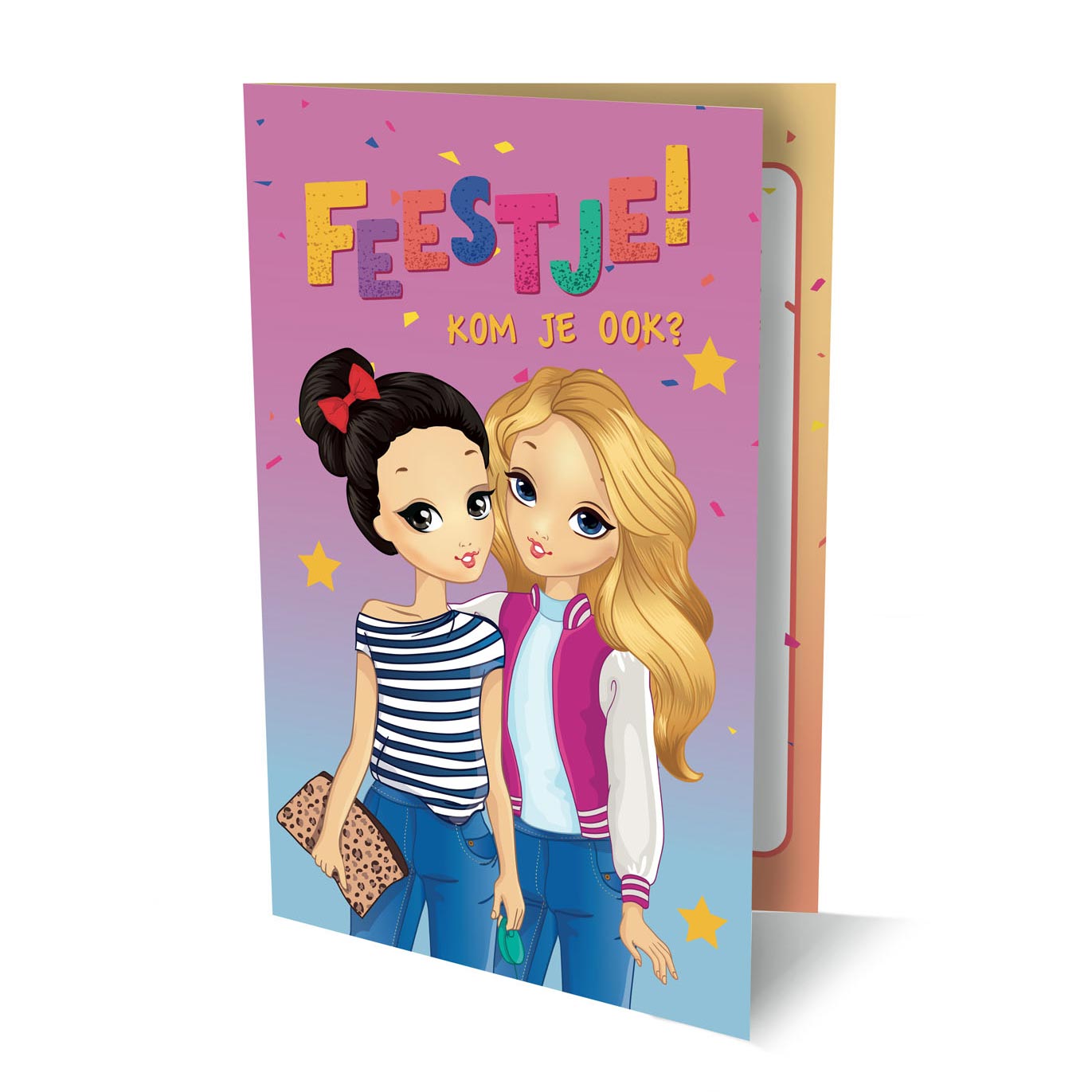 Beste-Freunde-Einladungen, 6 Stück.