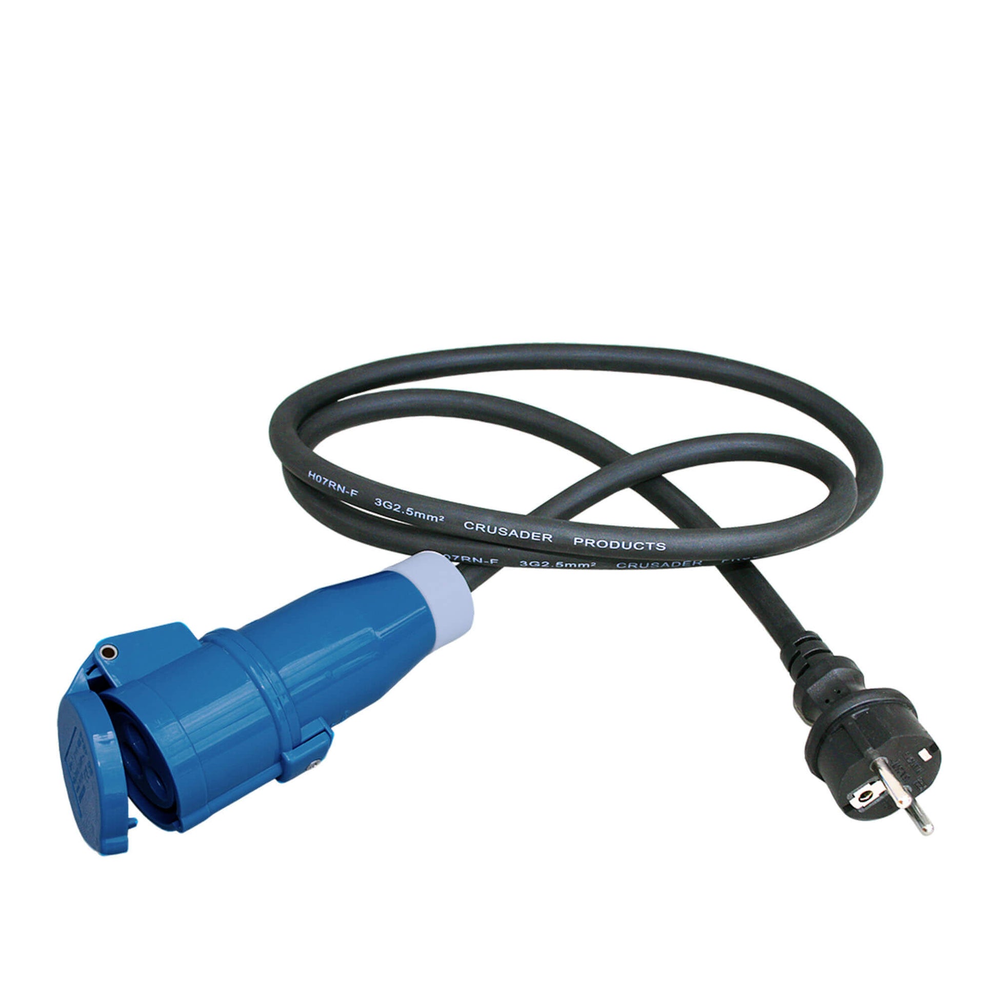 Adapterkabel 1,5 Meter 3x 2,5mm² mit Schukostecker und CEE-Steckdose