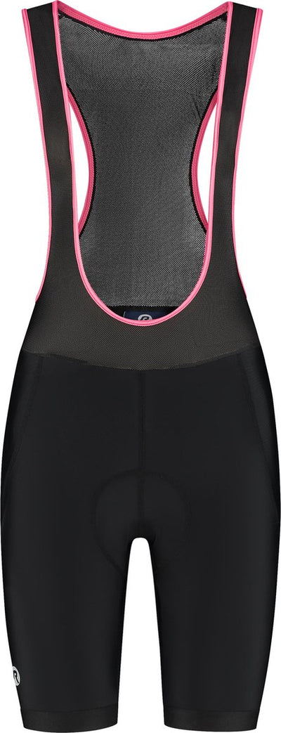 Rogelli Core kurze Radhose Damen - Hosenträger - Schwarz Pink - L