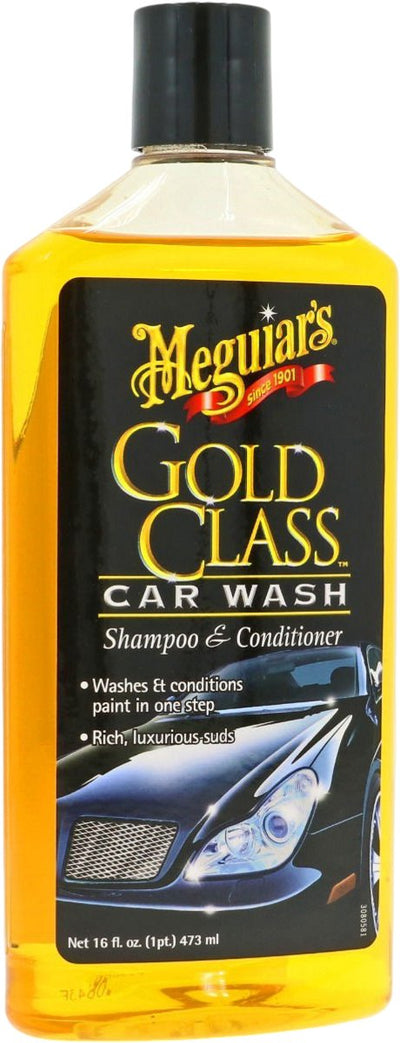 Meguiar's Meguiar's Gold Class Autowasch-Shampoo-Conditioner – 473 ml – Luxus-Auto-Shampoo – Tiefenreinigung