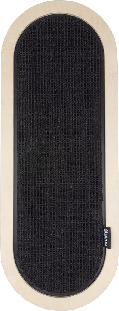 District 70 Space Sisal-Kratzbrett für die Wand – Schwarz – 74 x 28 cm