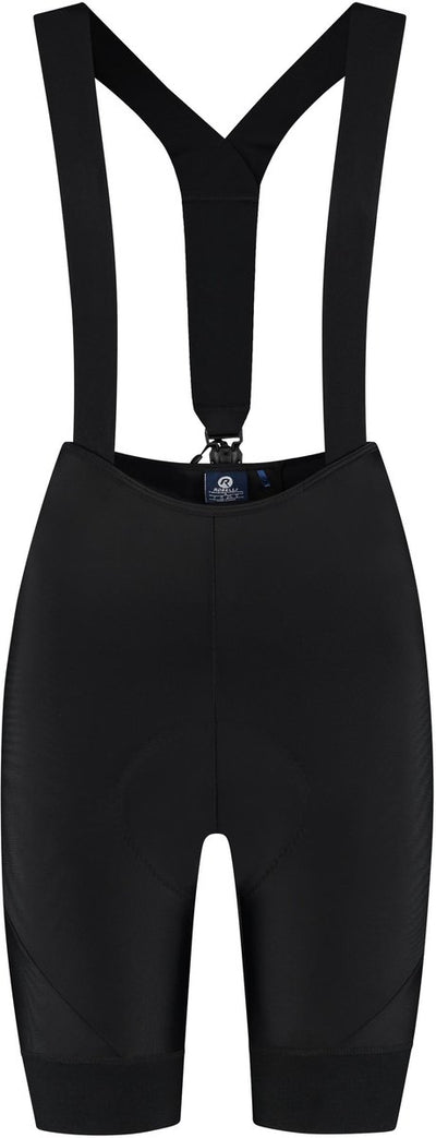 Rogelli Detach II Radhose Damen – mit Sitzpolster und Hosenträgern – Radhose – Schwarz – Größe M