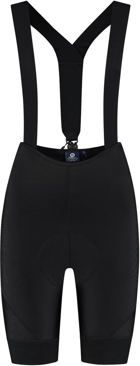 Rogelli Detach II Radhose Damen – mit Sitzpolster und Hosenträgern – Radhose – Schwarz – Größe M