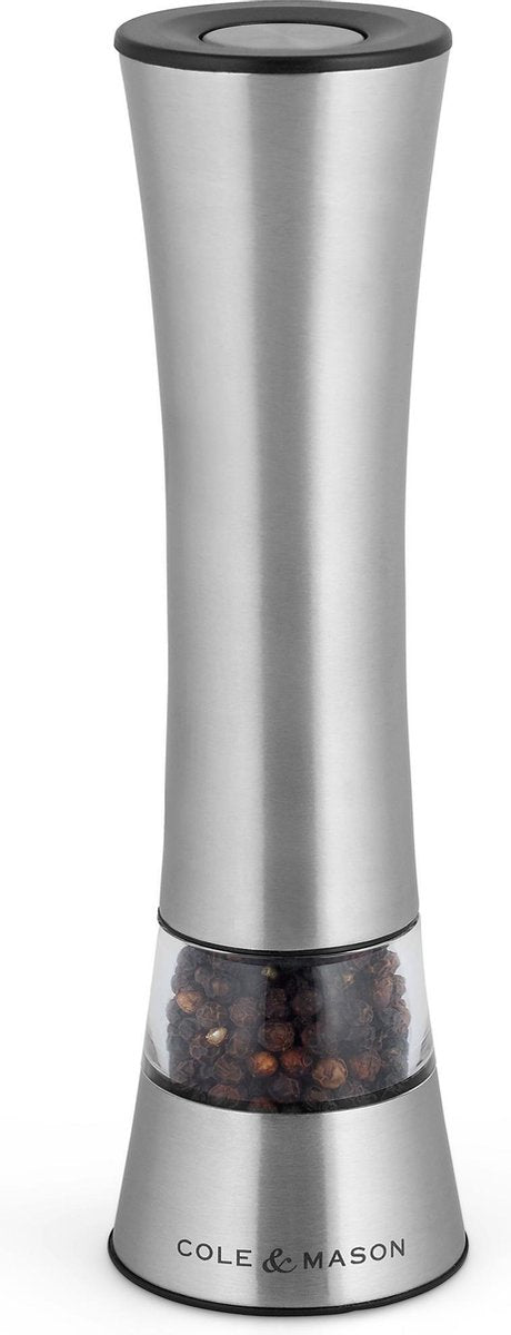 Cole Mason – Burford klassische elektronische Mühle, Edelstahl 18 cm