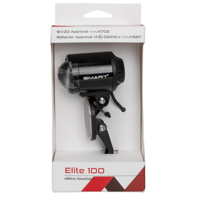 Smart Elite 100 E-Bike-Scheinwerfer Osram LED 6-15V 4.8W 100 Lux auf der Karte