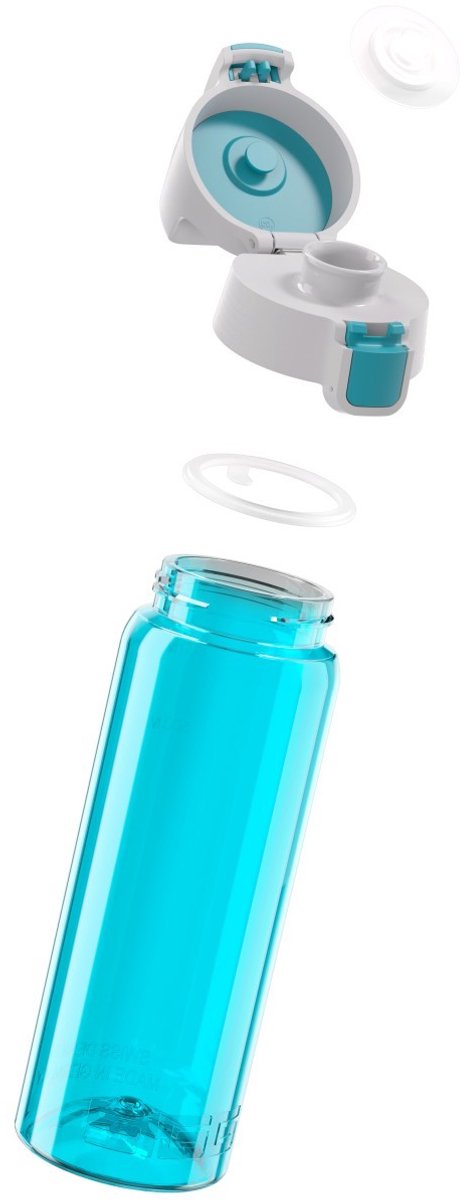 Sigg | Gesamtfarbe eins 0,6l Aqua | Tritan-Trinkflasche