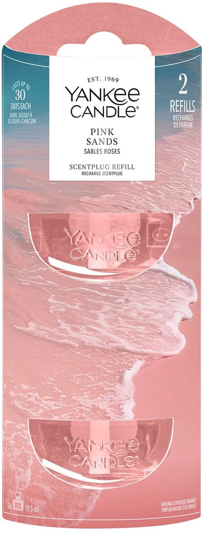 Yankee Candle – Pink Sands – elektrischer Diffusor-Nachfüller – 2 Stück