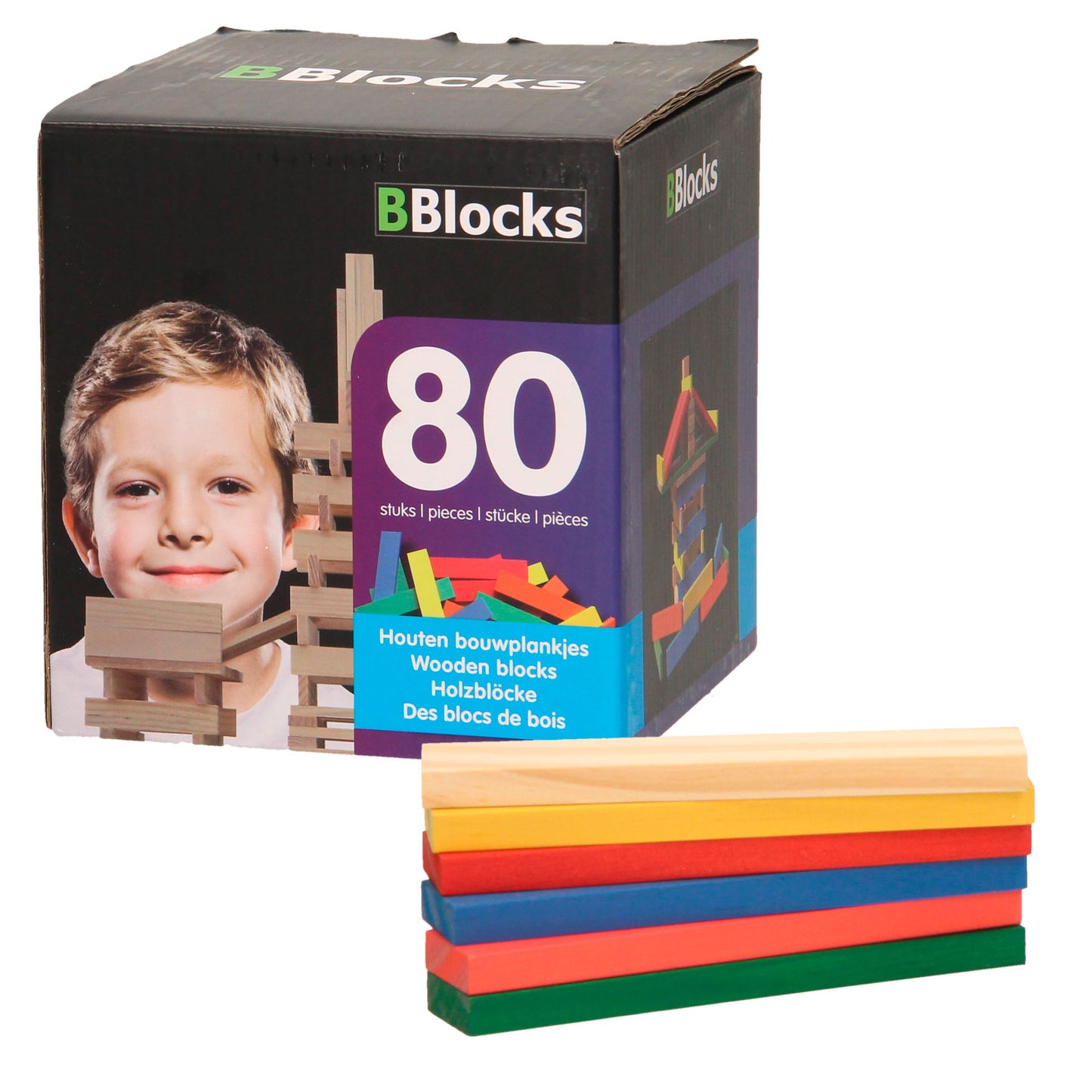 Bblocks Bauklötze Farbe, 80dlg.