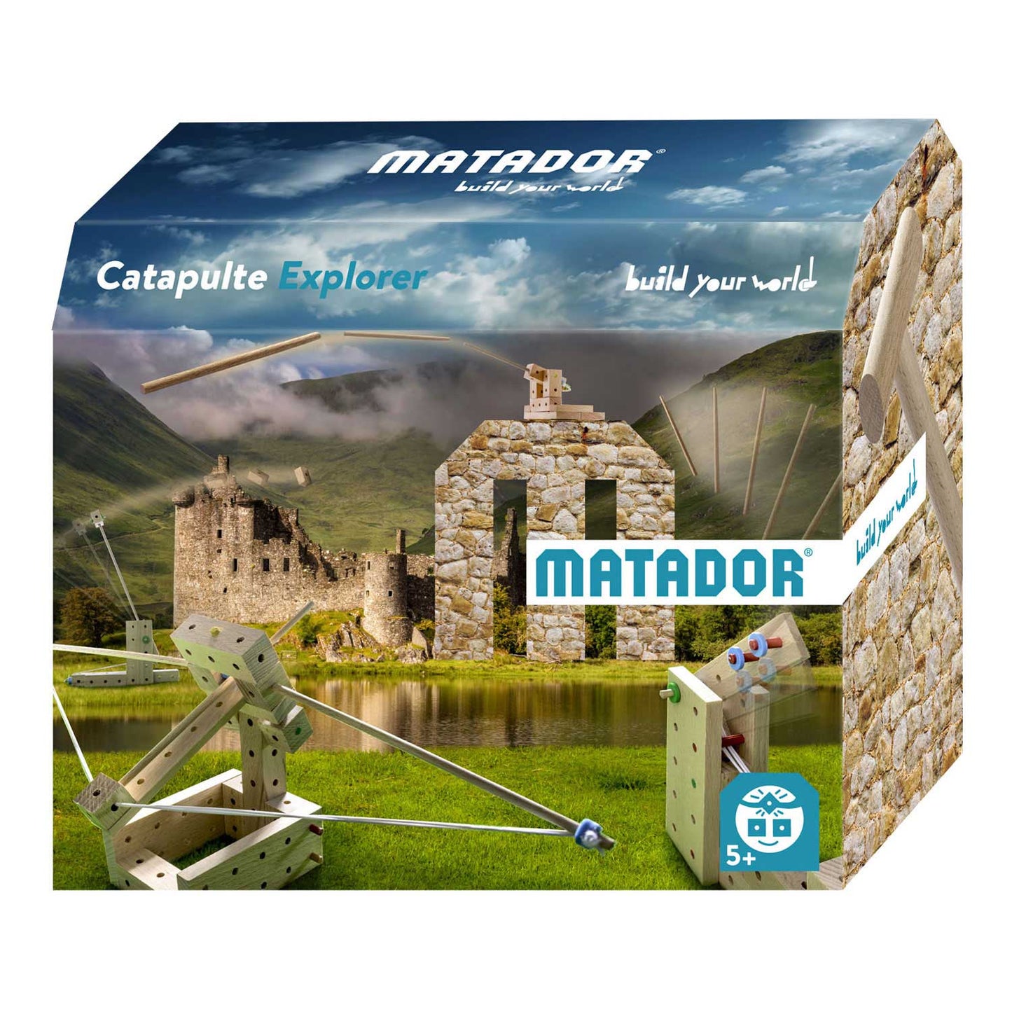 Matador Explorer Catapulte -Konstruktion Holz, 60dlg.