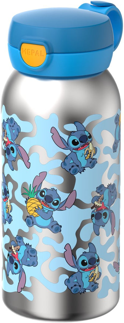 Mepal Isolierflasche mit Klappdeckel Campus – 500 ml – Trinkflasche Edelstahl – auslaufsicher – hygienischer Deckel – Naht