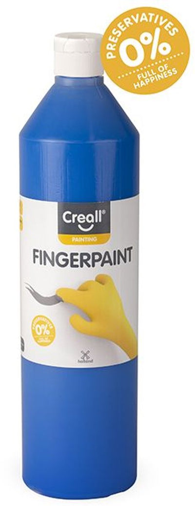 Creall Fingerfarbe Naturschutz -freies Blau, 750 ml