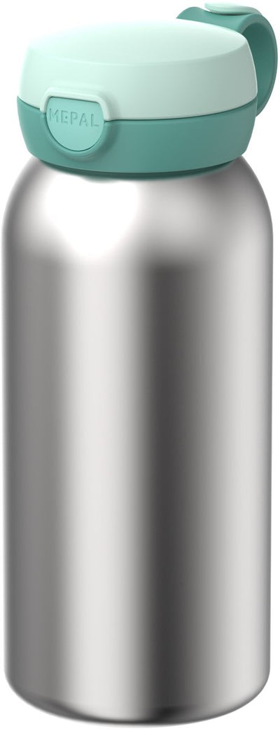 Mepal Isolierflasche mit Klappdeckel Campus – 500 ml – Trinkflasche Edelstahl – auslaufsicher – hygienischer Deckel – kühles Mint