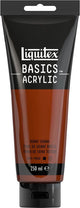 Liquitex 88700214 Basics Acrylfarbe gebrannte Siena – 250 ml | Künstler-Acrylfarbe | mittlere Viskosität | lichtechte Farbe zum Bemalen von Leinwand