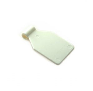 Slatwall Price Shield Plastik Weiß für Tego Slatwall Hook Doppelte geschlossen (Art. 4629 4630)