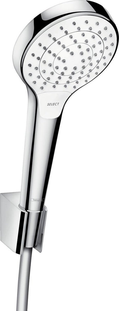 Hansgrohe Croma Select S Vario Portier-Badewannenset – 125 cm Schlauch – Chromweiß
