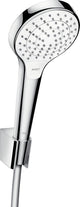 Hansgrohe Croma Select S Vario Portier-Badewannenset – 125 cm Schlauch – Chromweiß