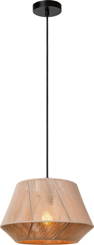 Lucide Jessica – Hängelampe – 1xE27 – Grau – Japandi