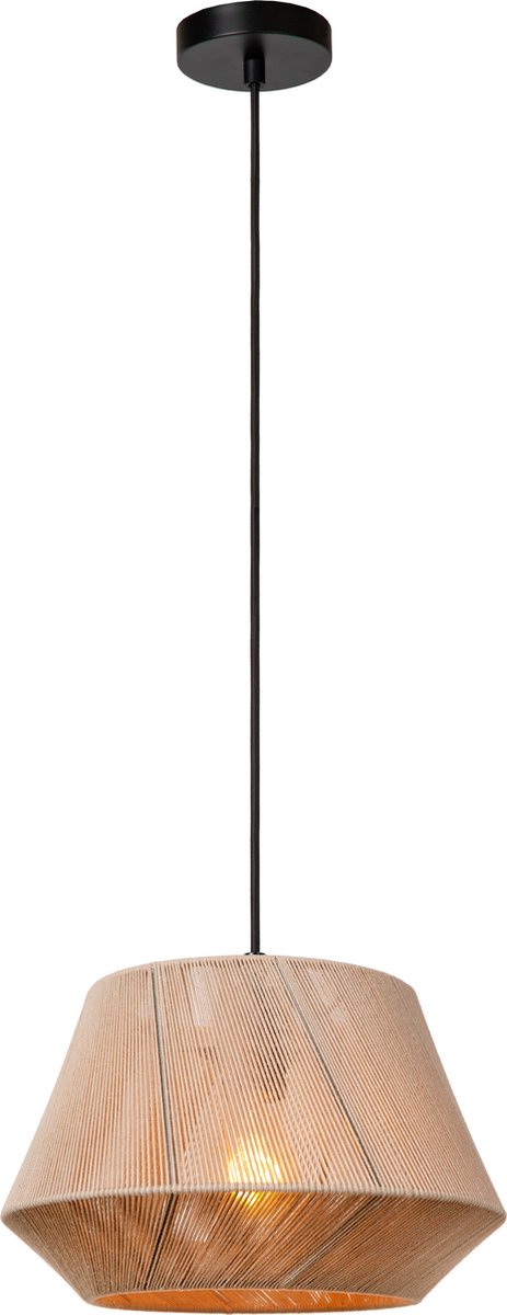 Lucide Jessica – Hängelampe – 1xE27 – Grau – Japandi