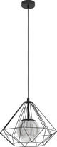 Eglo Vernham – Hängelampe – E27 – ø 44,5 cm – Schwarz