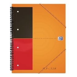 Spiralblock Oxford A5+ liniert orange