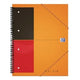 Spiralblock Oxford A5+ liniert orange