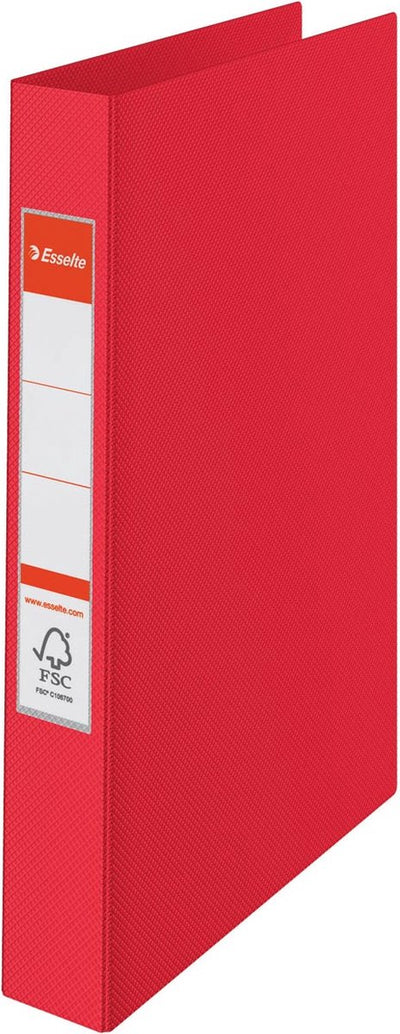 Esselte Ringbinder 2 Ringe mit 25 mm O-Ring rot