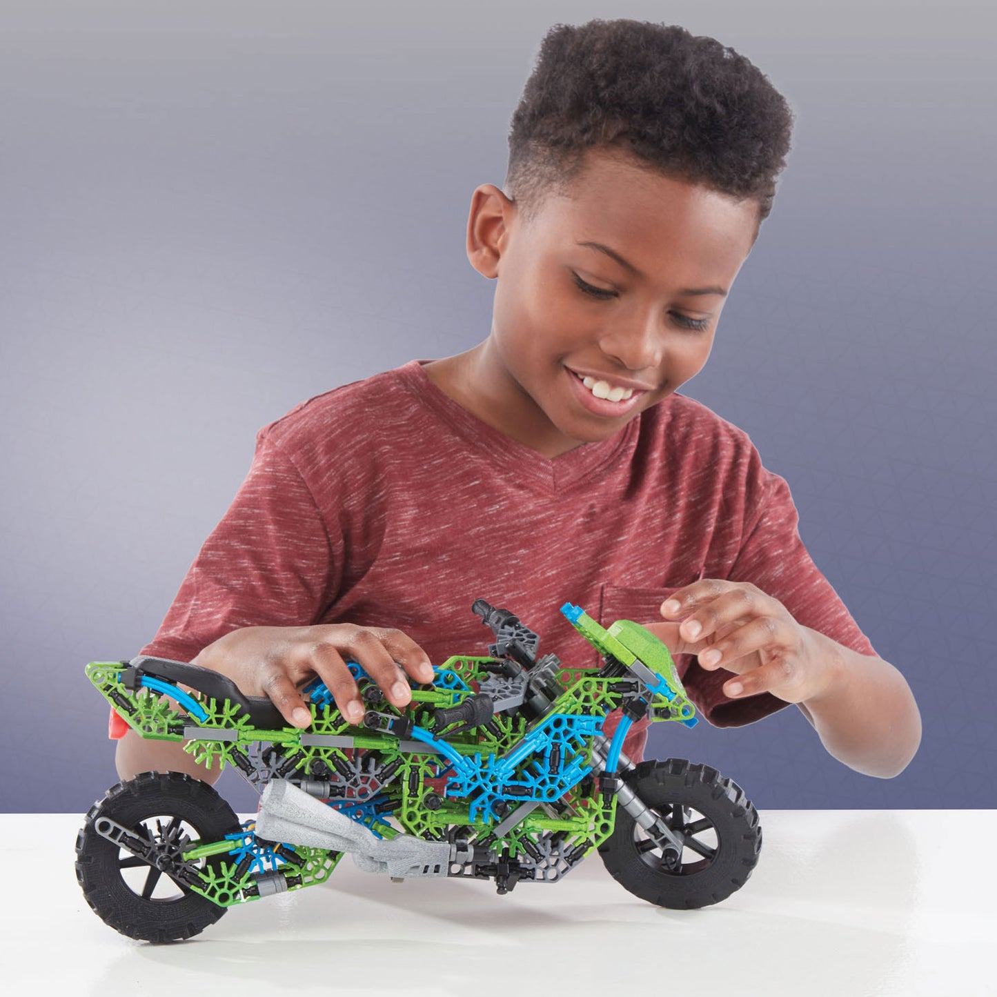 K'nex Bouwset Mega Motorrad, 456dlg.