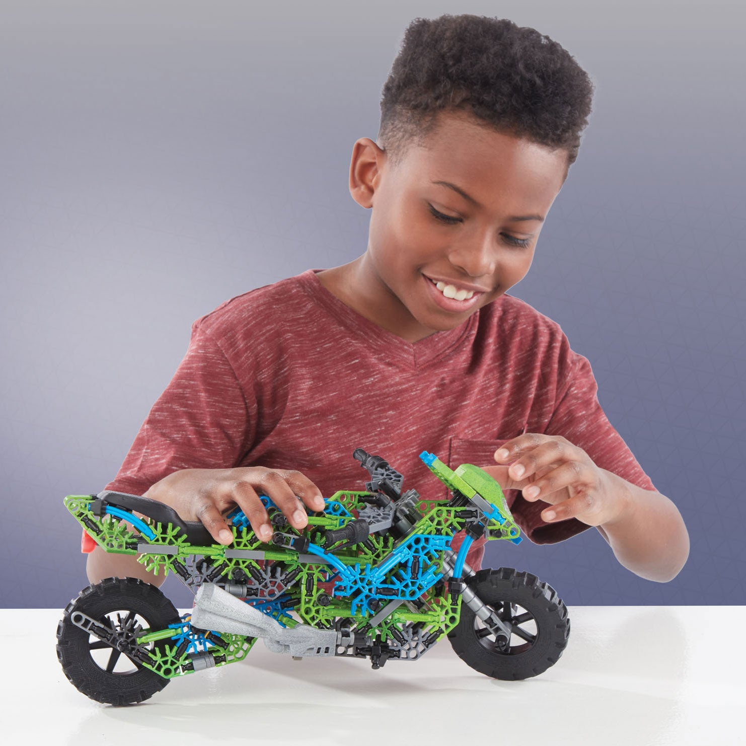 K'nex Bouwset Mega Motorrad, 456dlg.