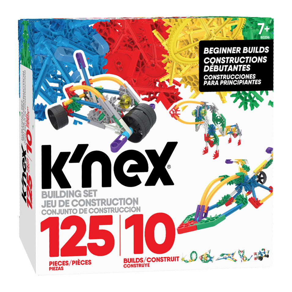 K'nex Construction Set 10 Modelle, 125dlg.