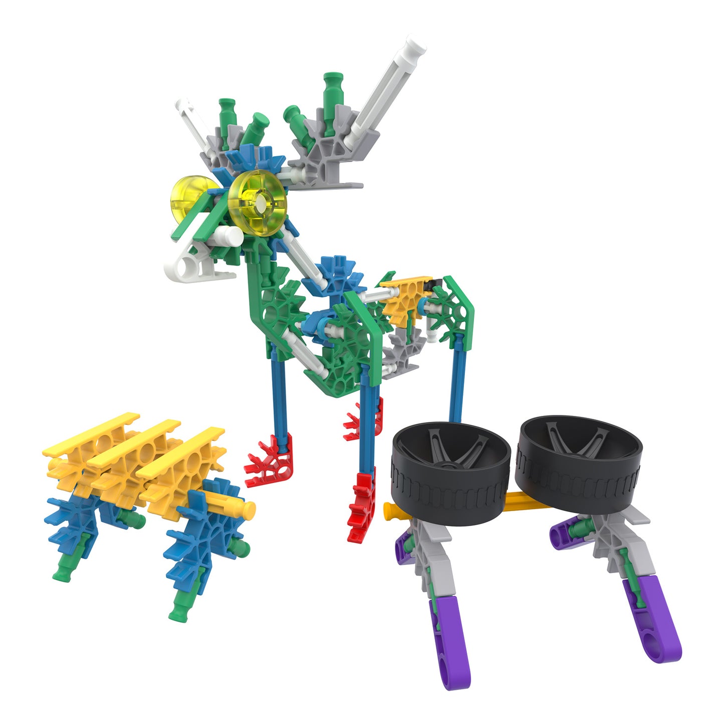 K'nex Construction Set 10 Modelle, 125dlg.