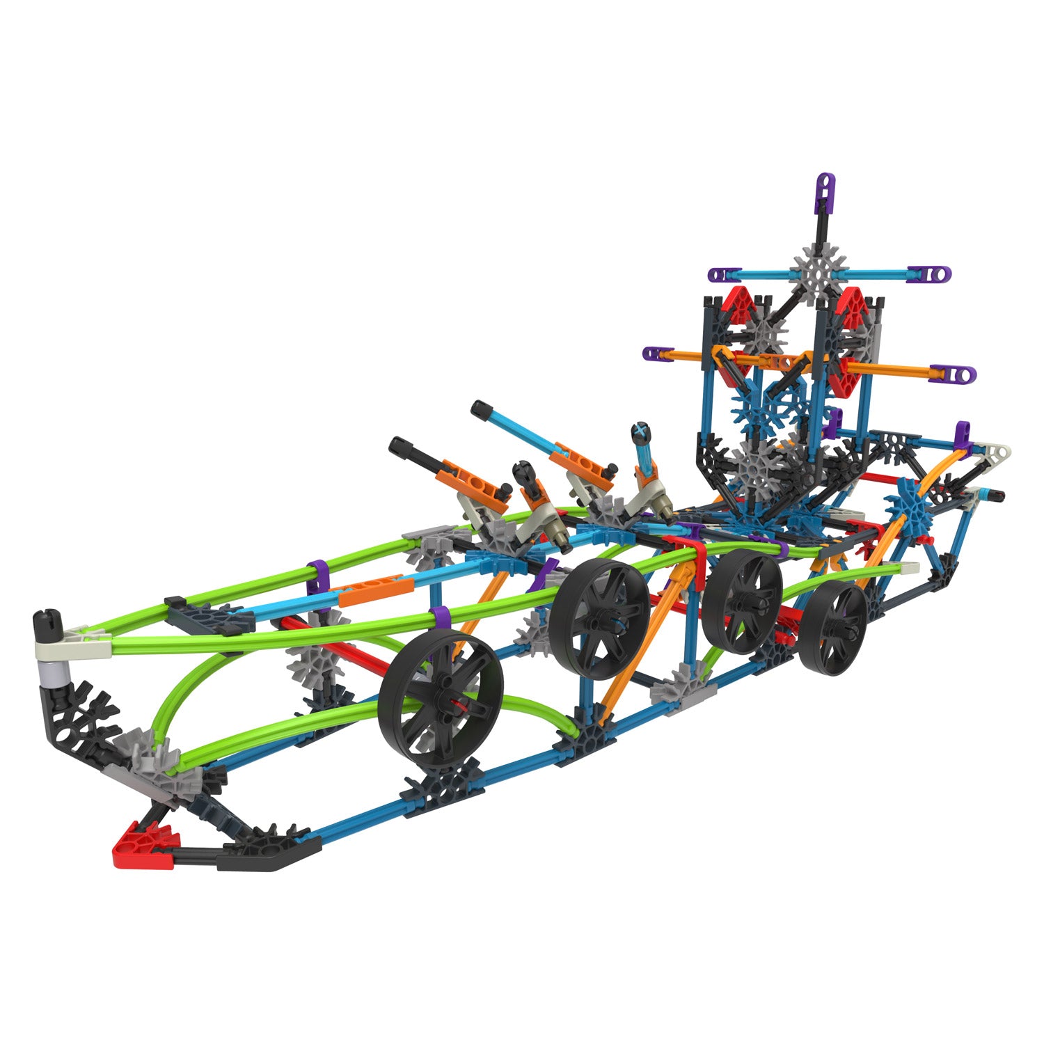 K'nex Bouwset -Räder 30 Modelle, 500DLG.