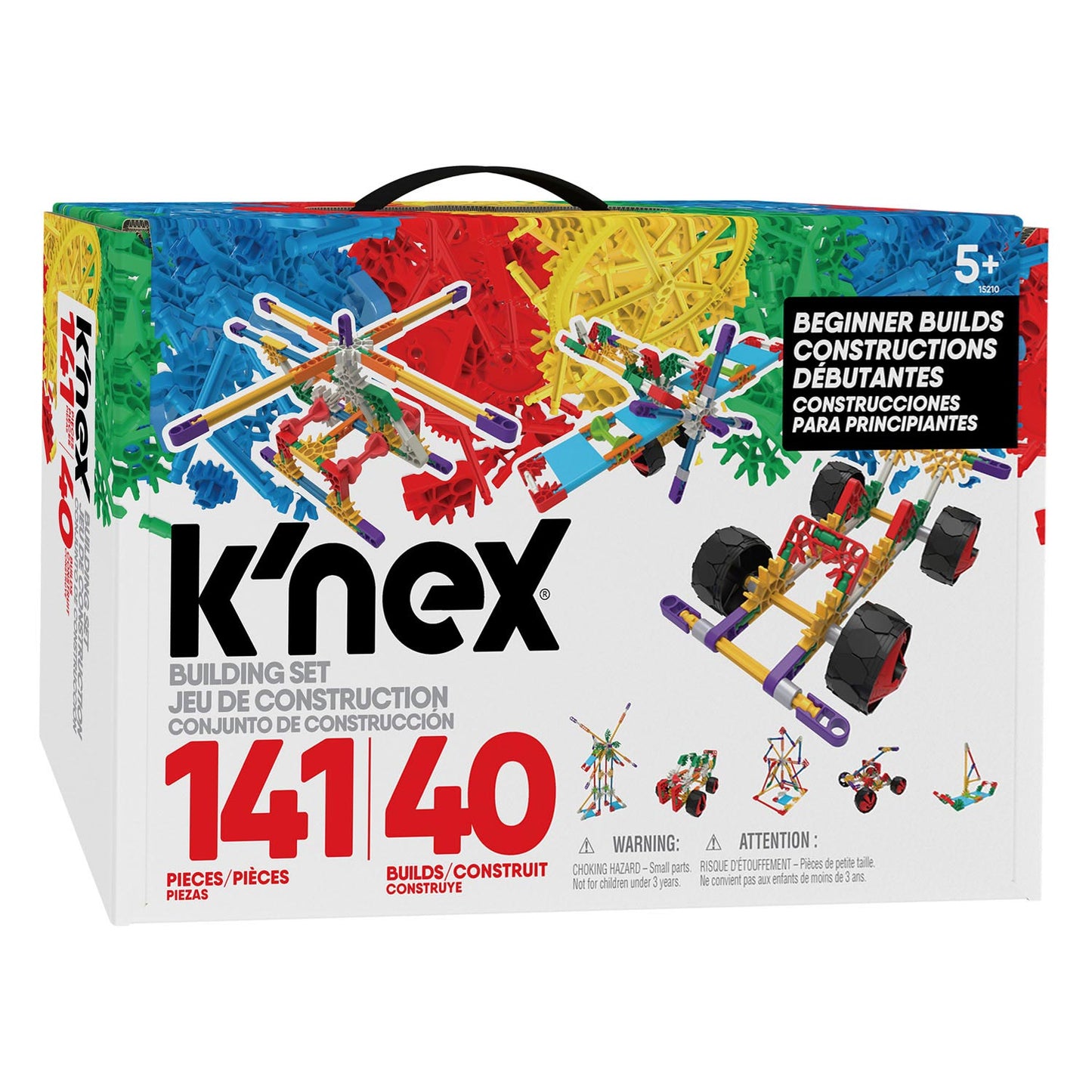 K'nex Classics Anfänger 40 Modelle Bouwset, 141DLG.