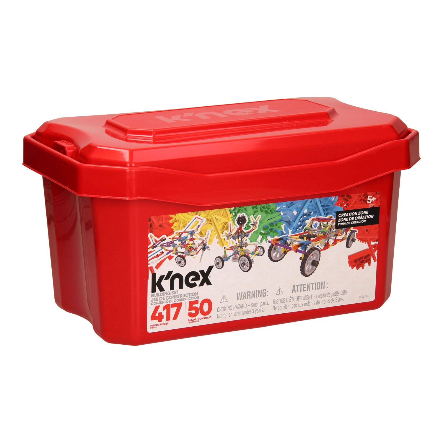 K'nex Bouwset Creation Zone 50 Modelle, 417dlg.