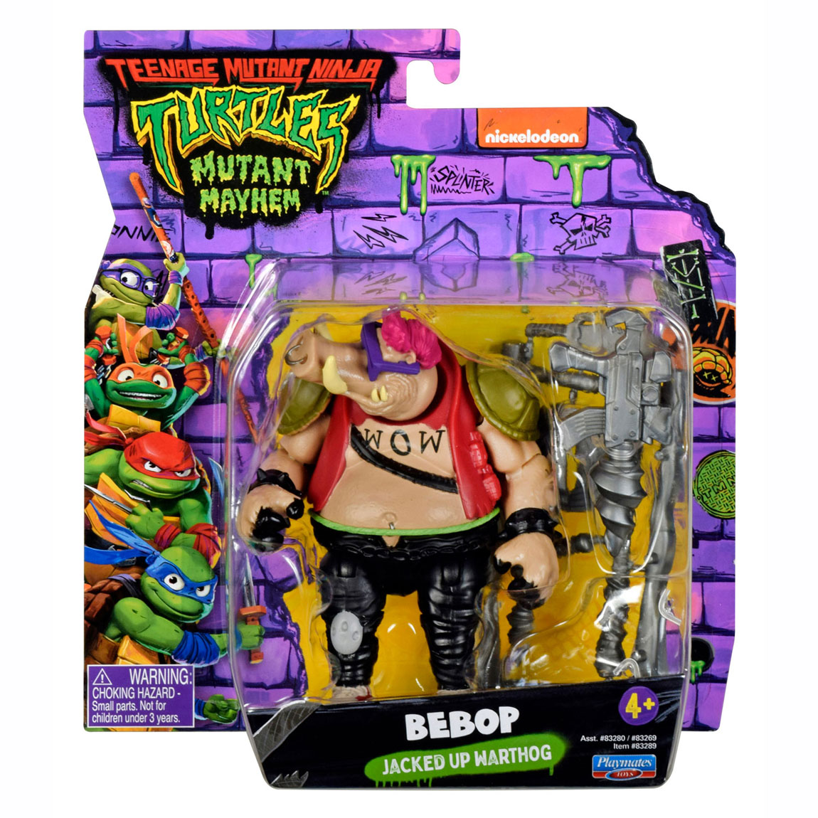 Boti Teenage Mutant Ninja Turtles Speel Figur Bebop aufgestockte Warthog