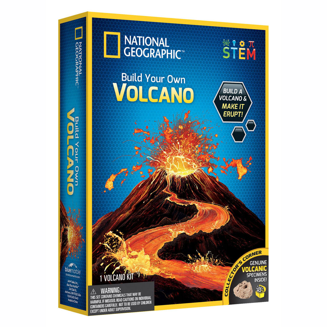 National Geographic bauen Sie Ihr eigenes Vulkan -Set