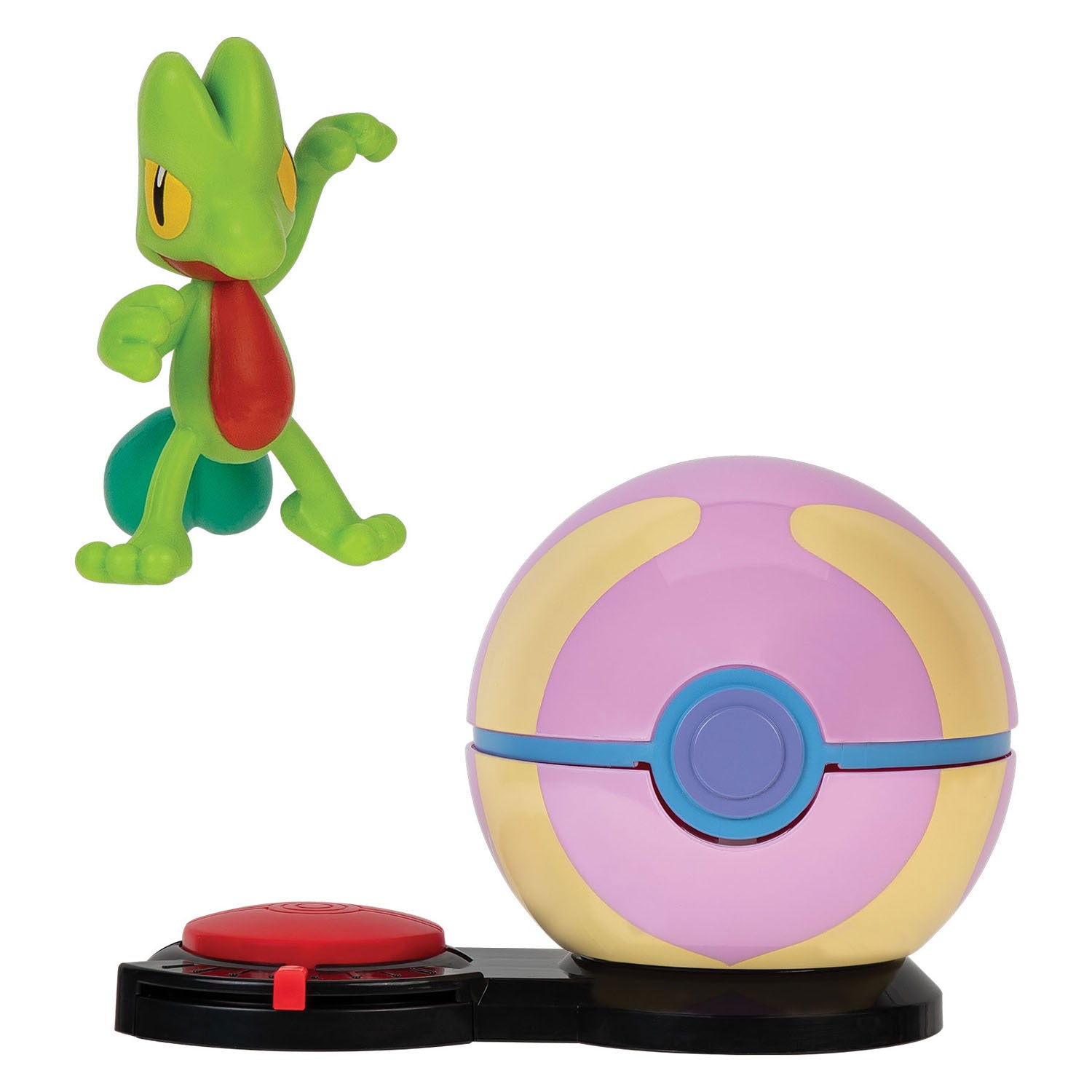 Boti Überraschung Angriffsspiel Spiel Set Pikachu Schneller Ball gegen Treecko heilen Ball