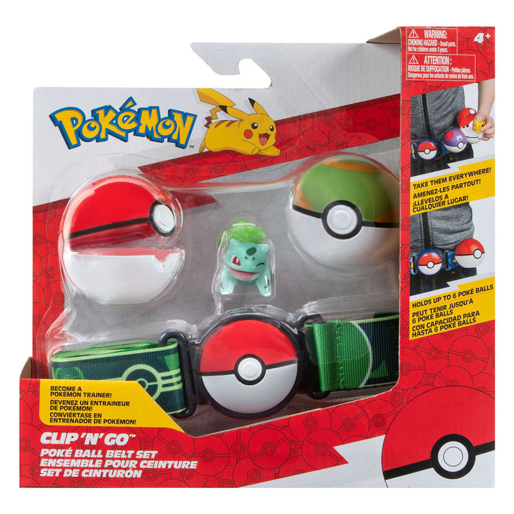Boti Clip 'n' Go Poke Ball mit Gürtelspiel -Set, 4dlg.