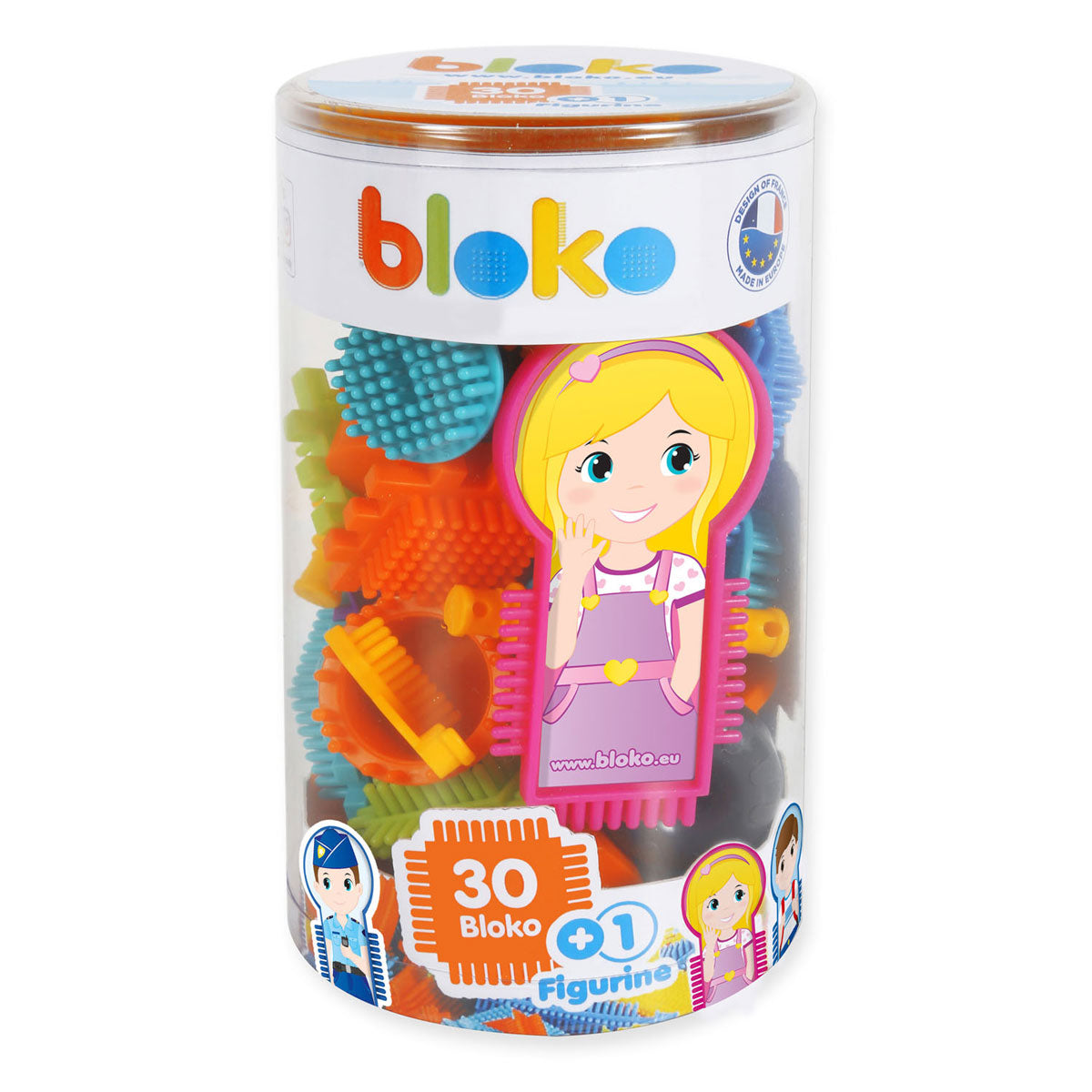Boti Bloko Nopper Bausteine ​​mit Abbildung, 31dlg.