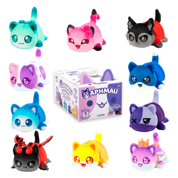 Boti Aphmau Freunde 6 Überraschung meemeow Umarmung Plüsch, 15 cm