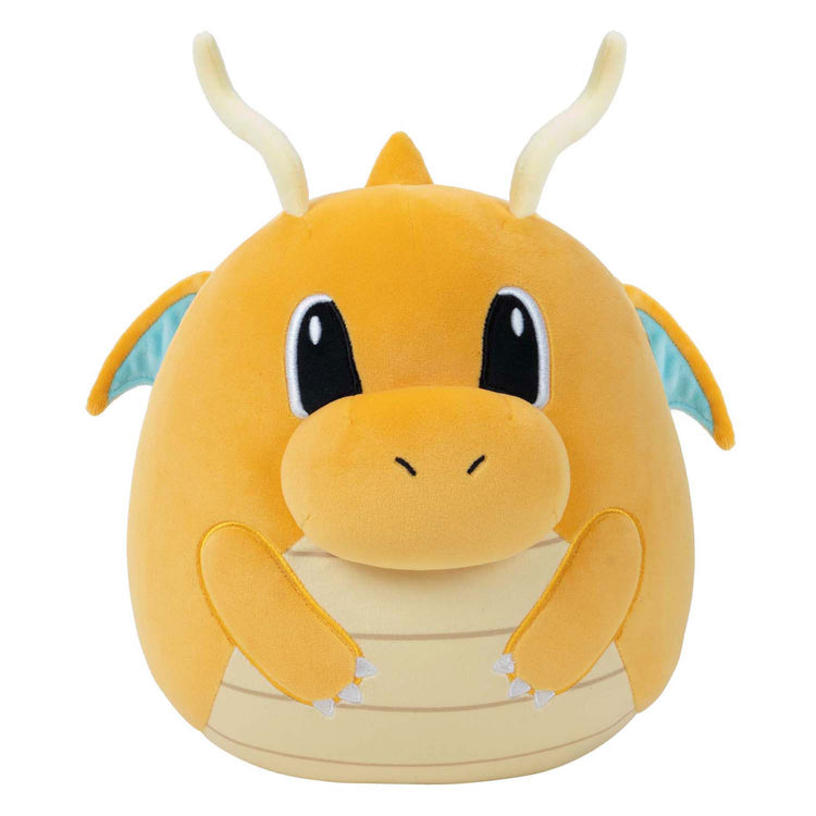 Jazwares Squishmallows Pokemon Kuschelplüschdragonit, 25 cm