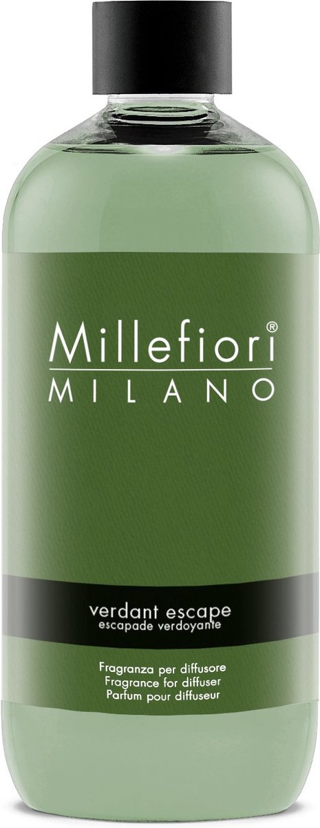 Millefiori Milano Nachfüller für Duftstäbchen 500 ml – grüne Flucht