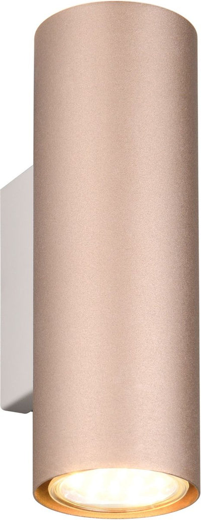 Trio Marley - Wandleuchte - Mokka - exkl. 2x GU10 4,9 W - Beleuchtung nach oben und unten - Wandmontage