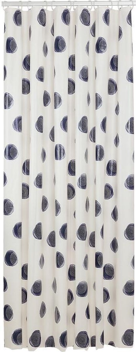 Sealskin Mood - Duschvorhang 180x200 cm - PEVA - blau off-white