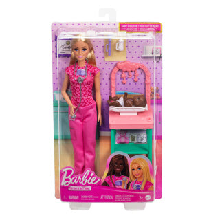Barbie Career Baby Doctor Spielset mit Puppe